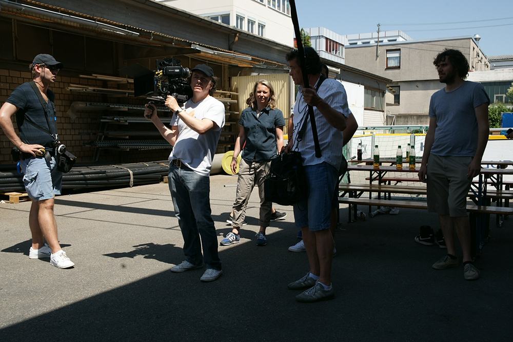 Ciro Cappellari shooting a Documentary